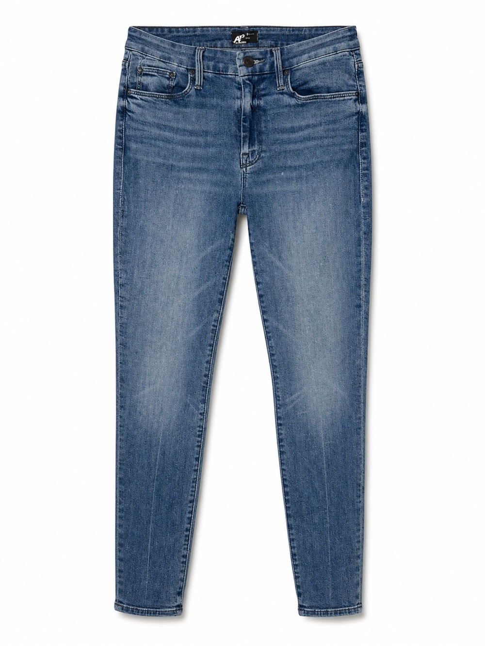 MOTHER The Looker Ankle Skinny Jeans We The Animals Blue Wash Women's 25